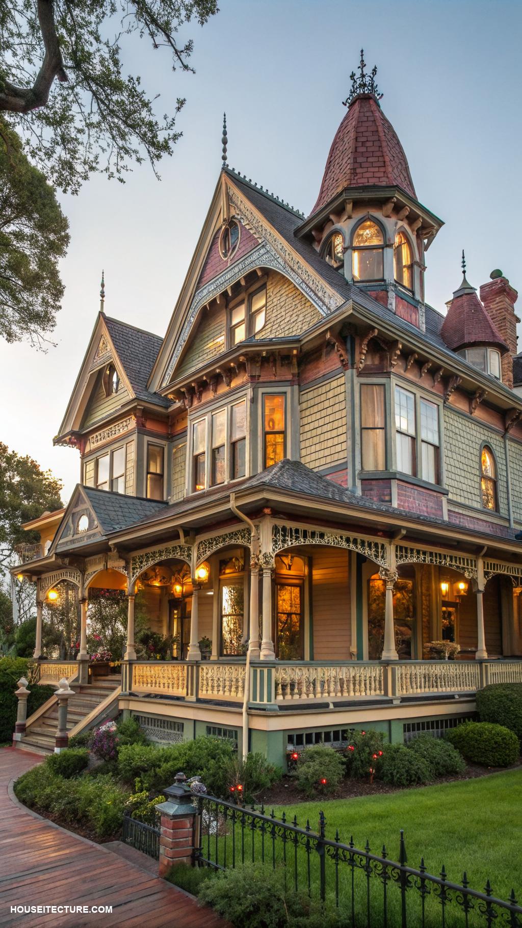 country house Classic Victorian with ornate details