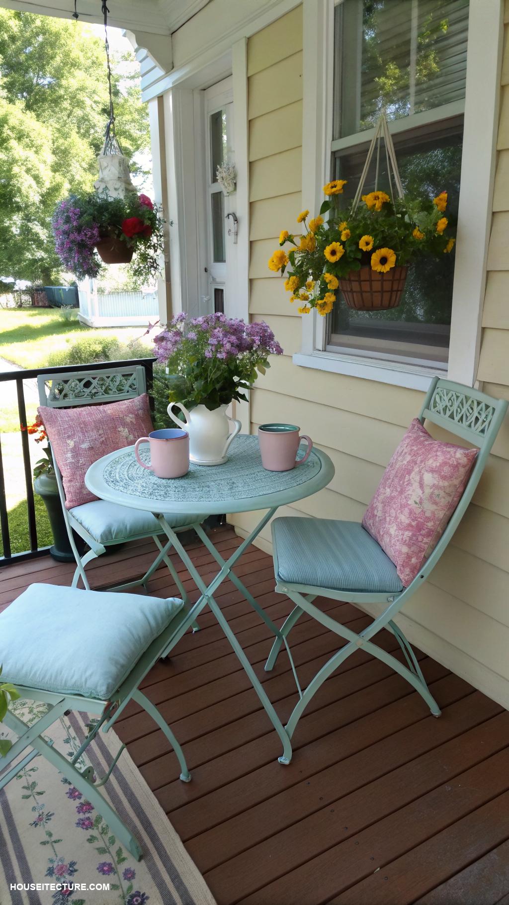 easy front porch ideas Create a small bistro table setup