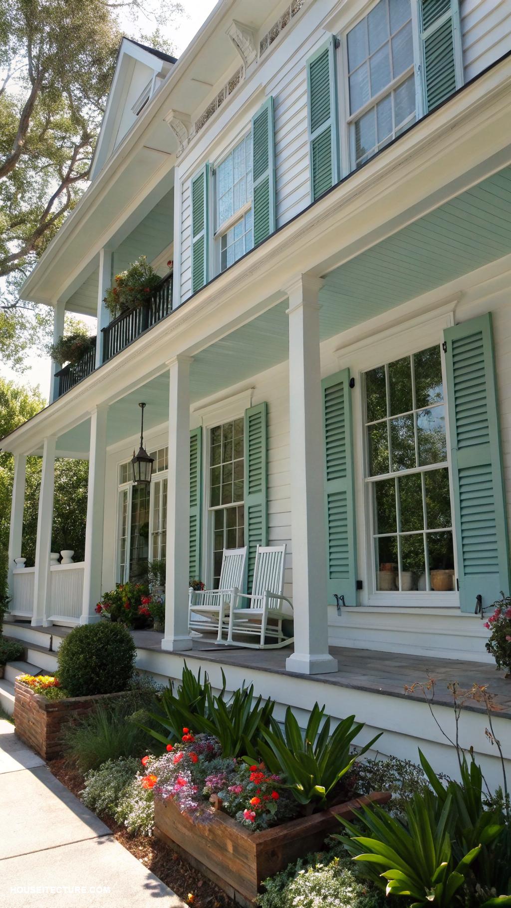 exterior shutters ideas Plantation shutters for Southern elegance