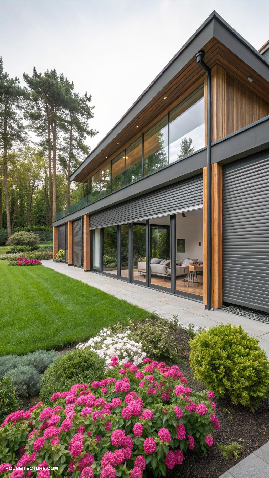 exterior shutters ideas Rolling shutters for security and privacy