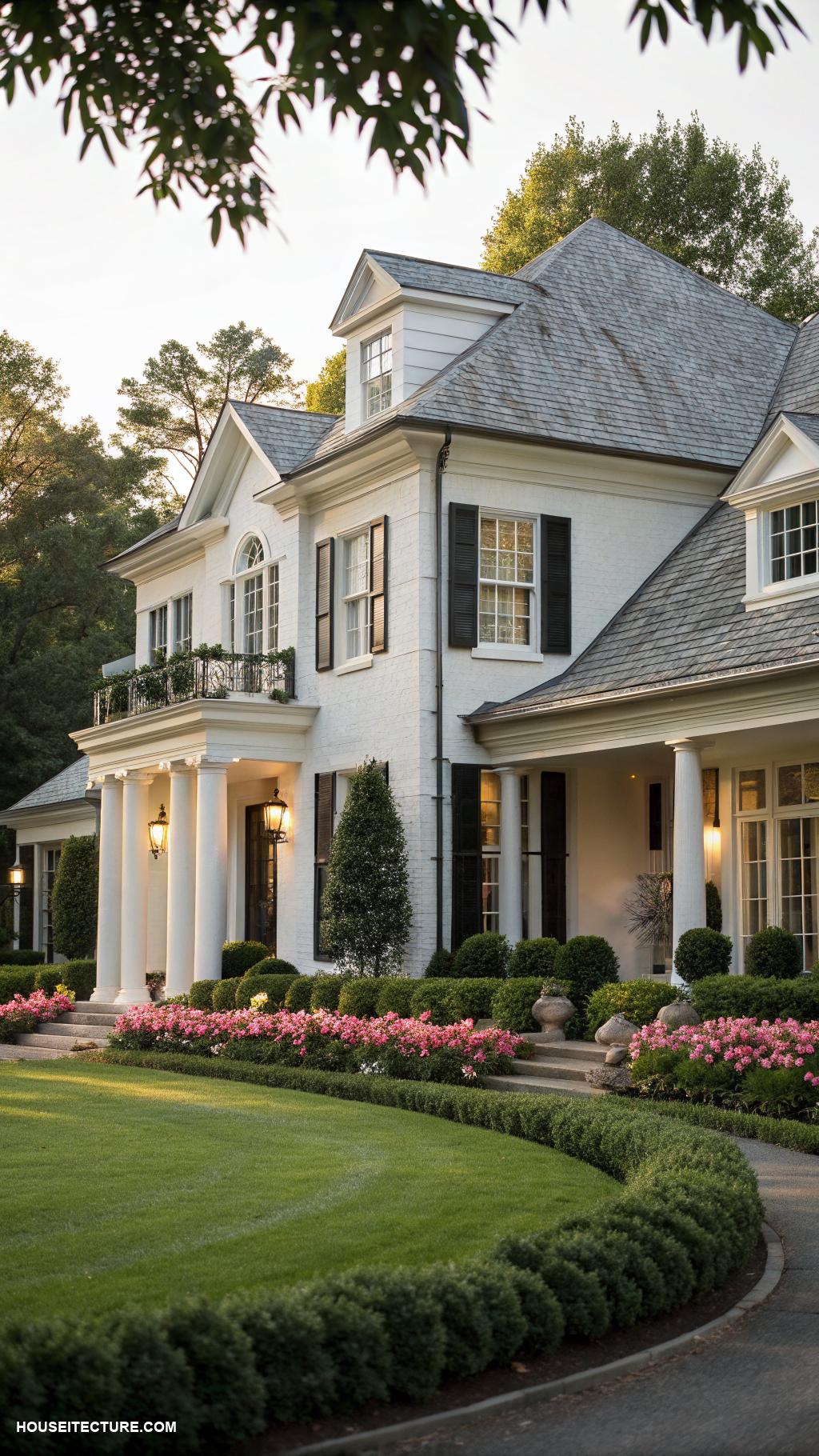 house color ideas Classic white for timeless elegance