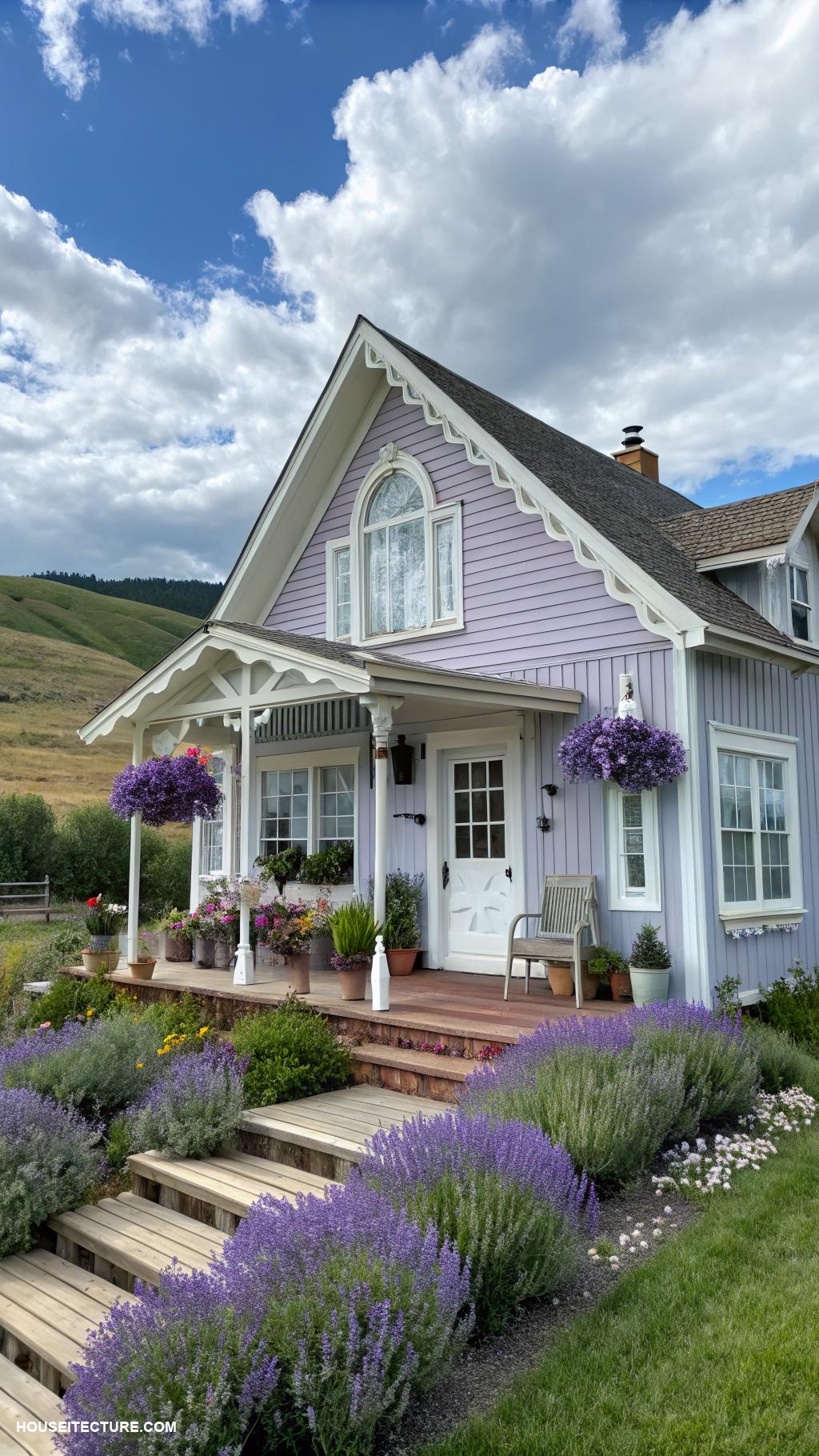 house color ideas Light lavender for a unique charm
