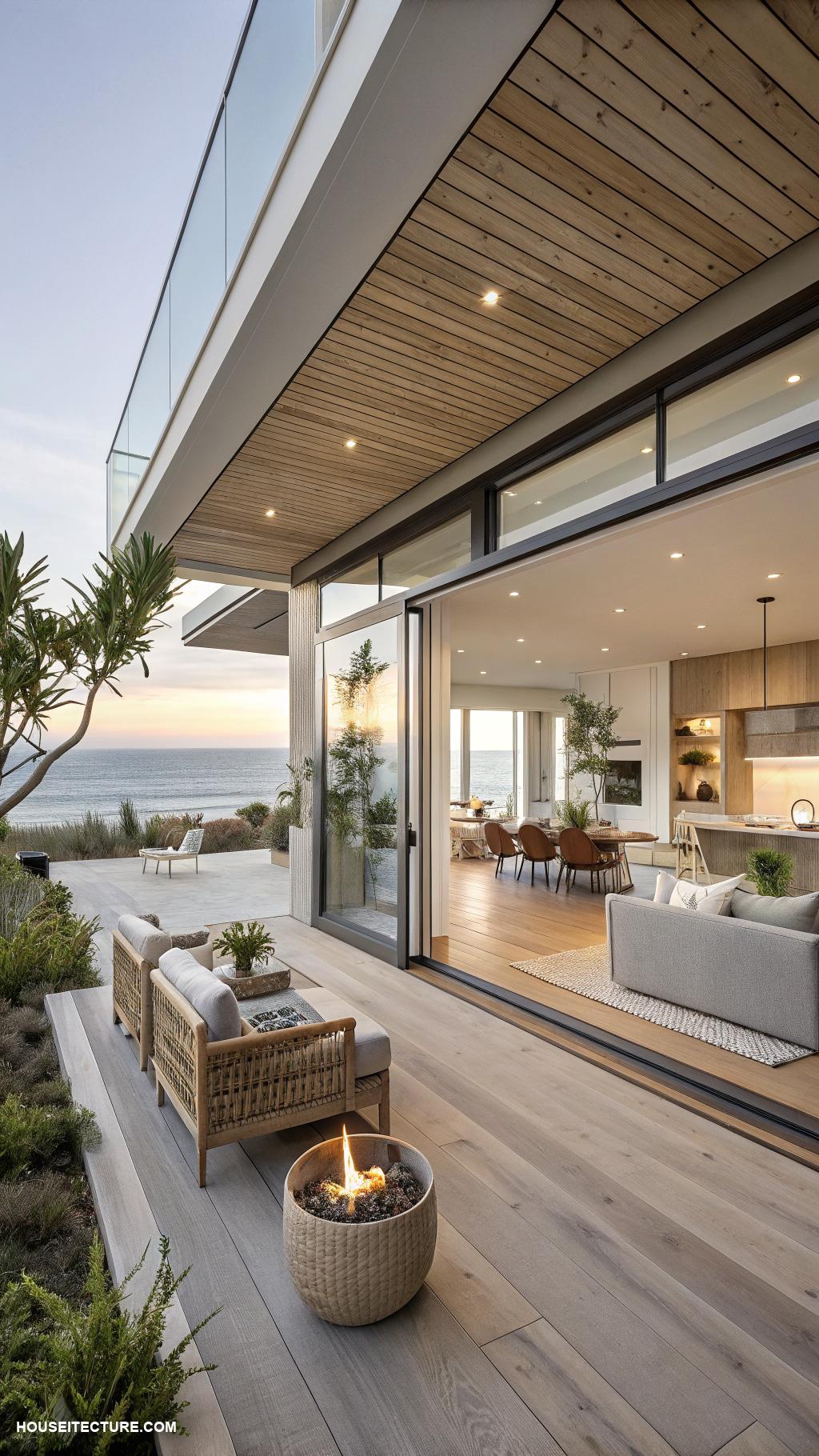 modern coastal houses Indoor outdoor living for fresh breezes