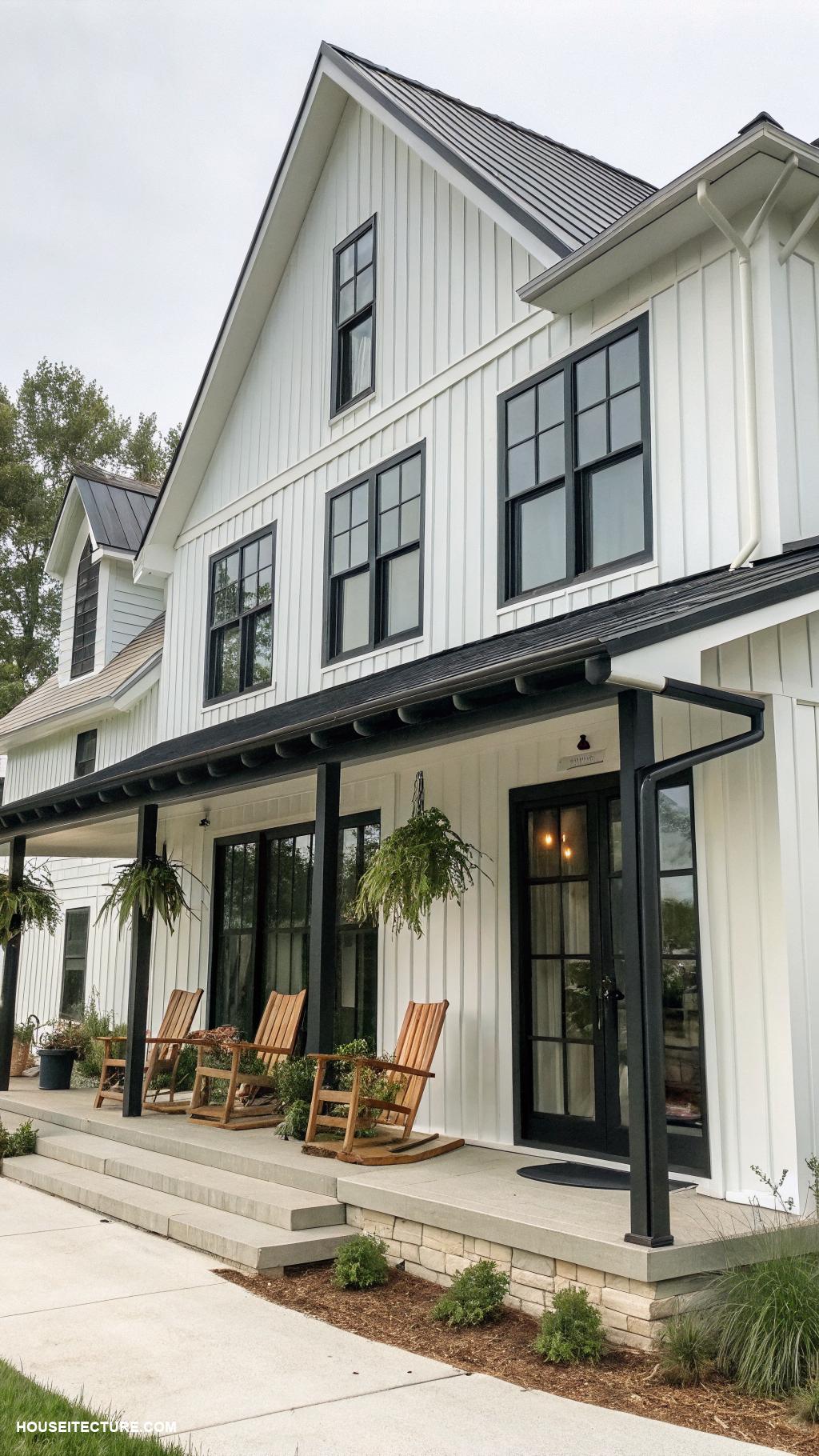 modern farmhouses Modern touches with traditional charm