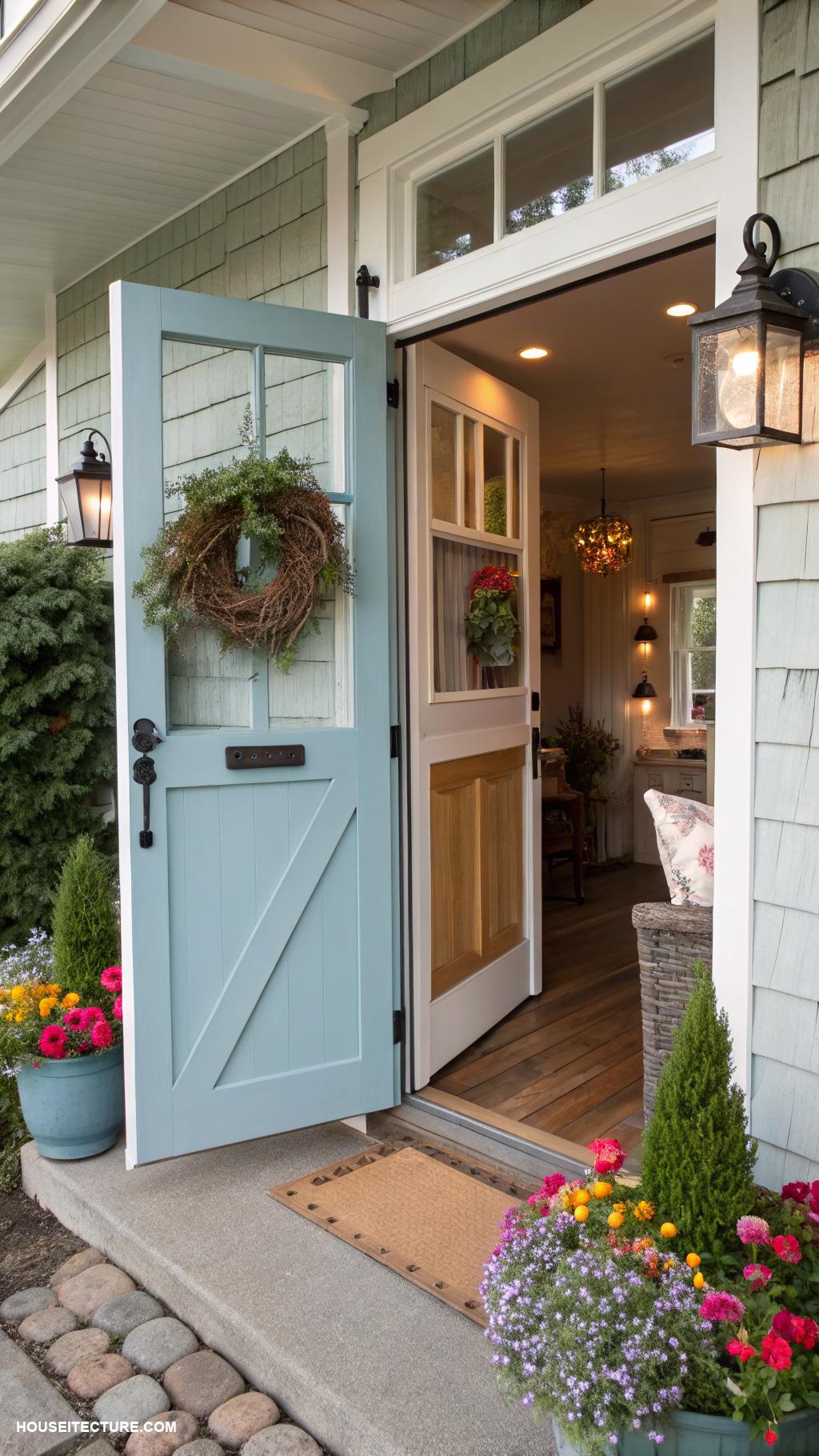 modern front door ideas Dutch door for charming entryway