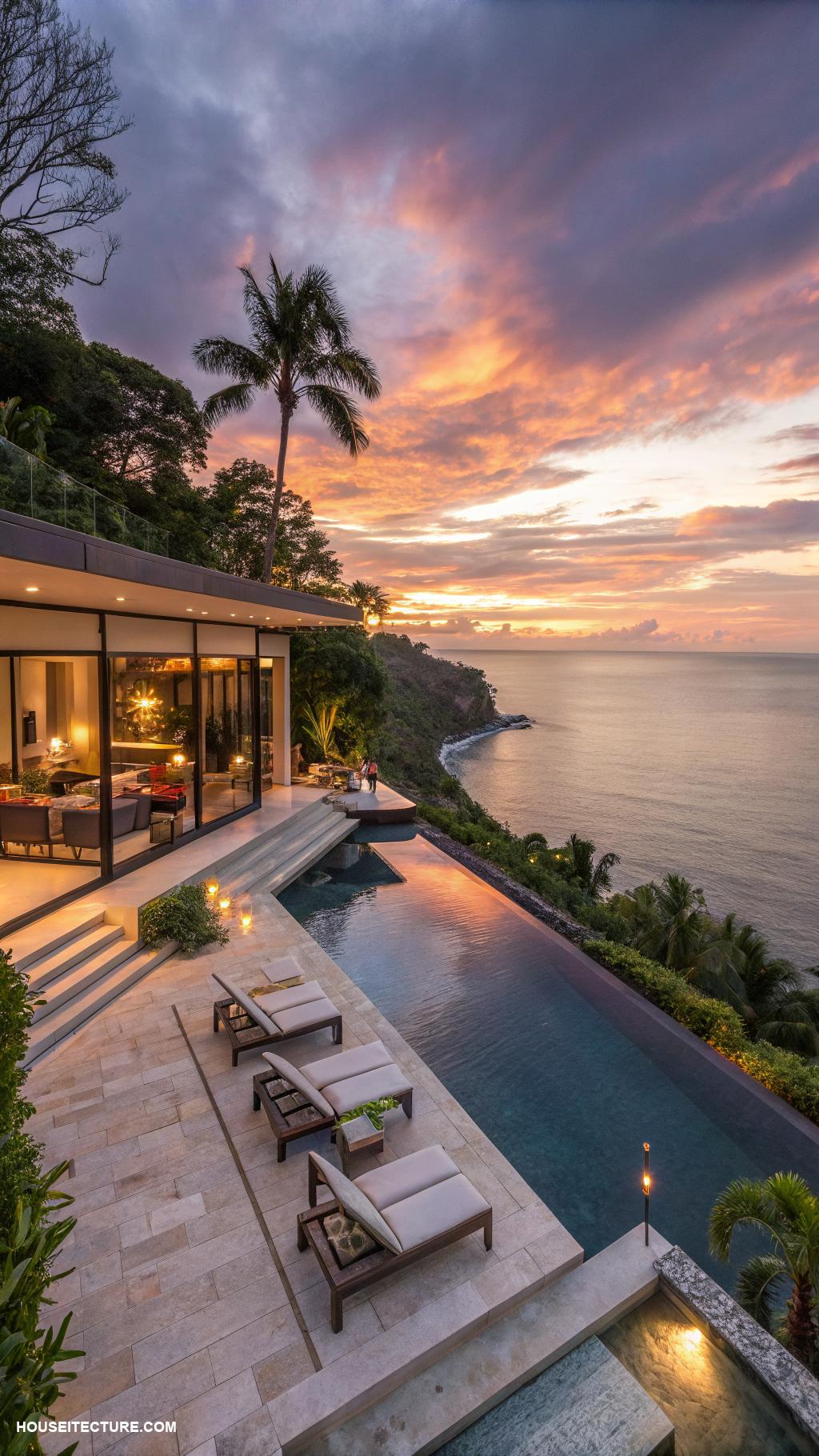 traditional pools Infinity pool with stunning ocean views