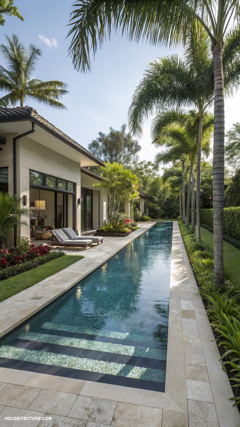 traditional pools Lap pool for fitness and exercise