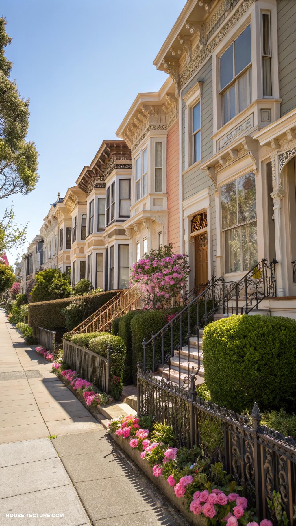 victorian homes Italianate tall narrow windows