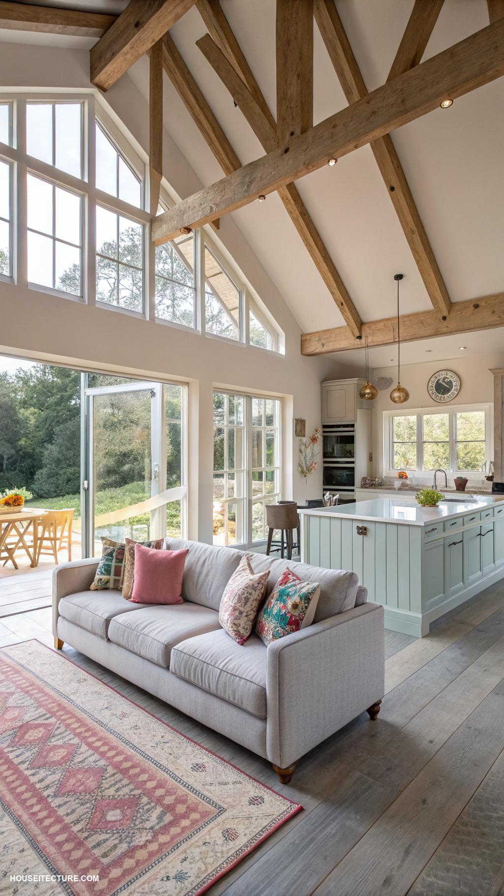 english cottages Modernized country cottage with open plan