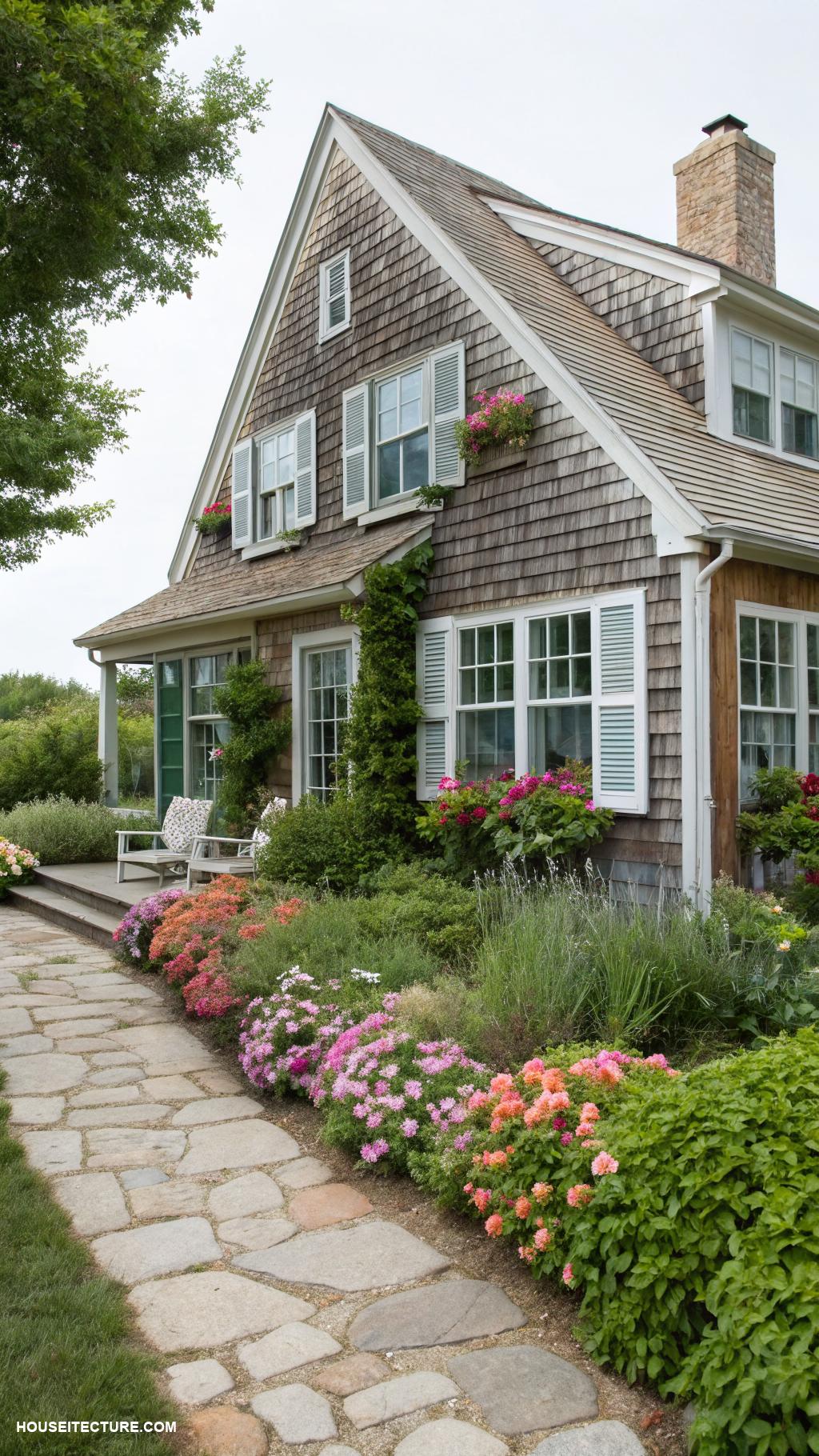 nantucket island houses Classic cedar shingle cottage