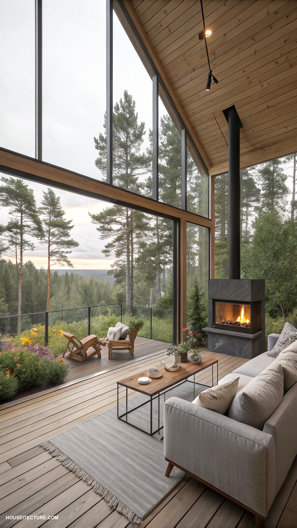 nordic house architecture Combining indoor and outdoor spaces