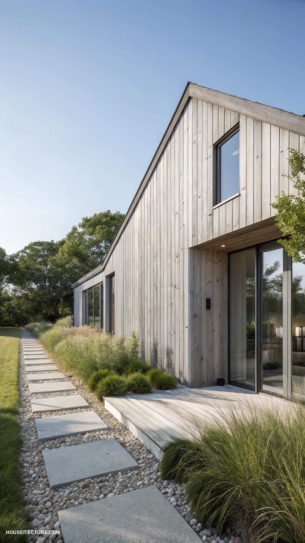 nordic house architecture Minimalist exteriors with wooden siding