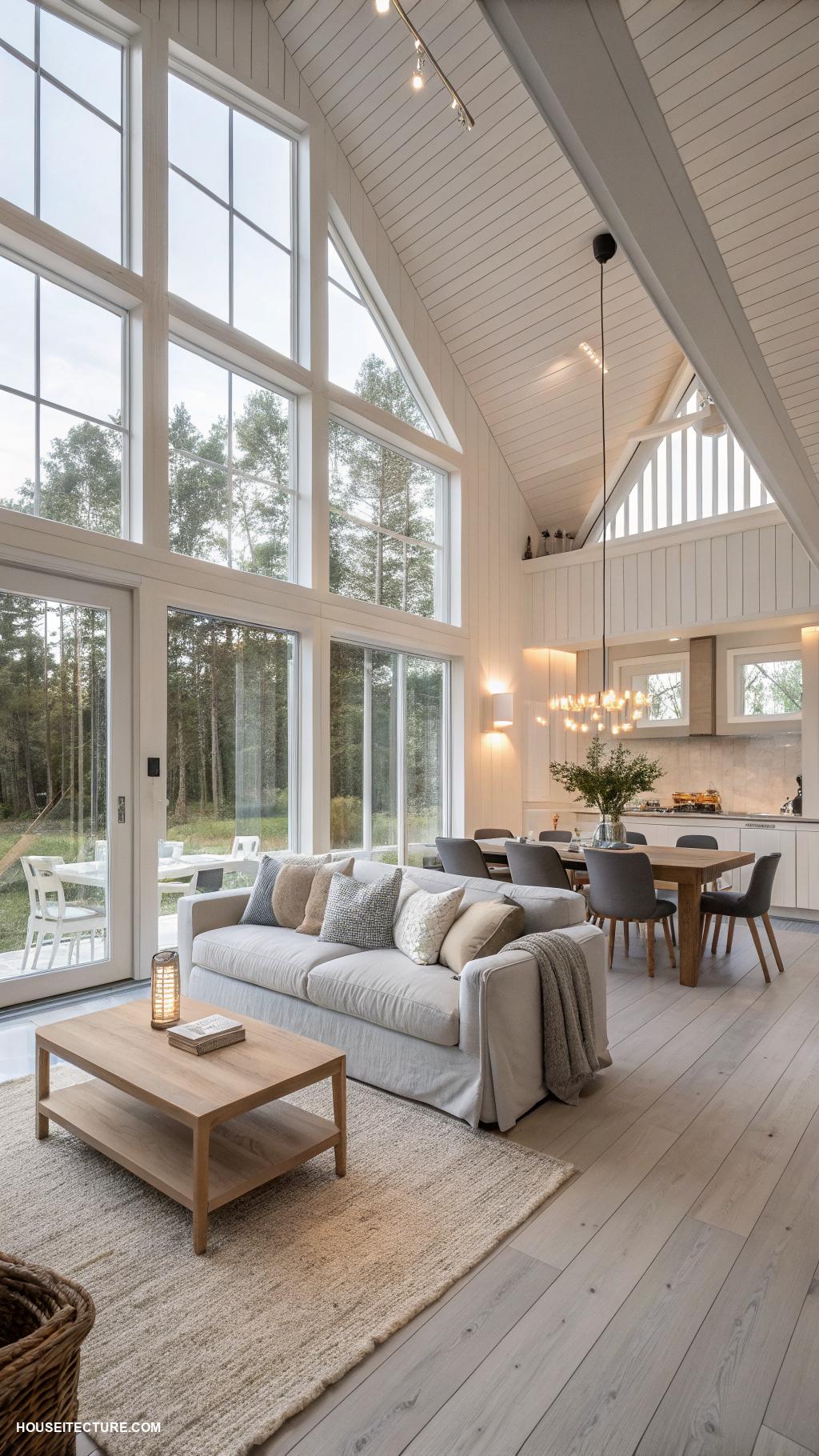 nordic house architecture Open floor plans promoting spaciousness