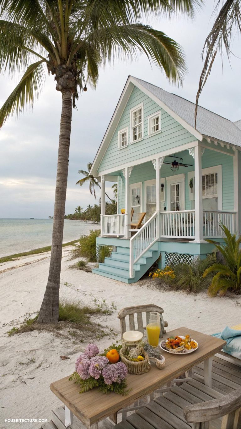 beach cottages Seaside cottage with wraparound deck