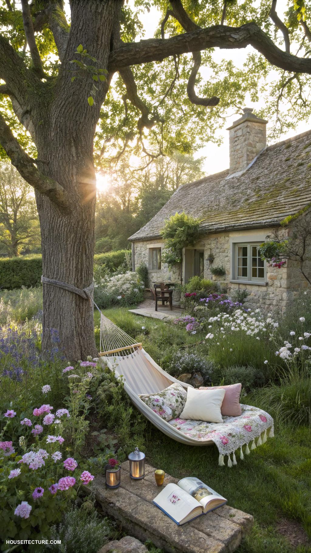 cottage life Add a hammock for relaxation