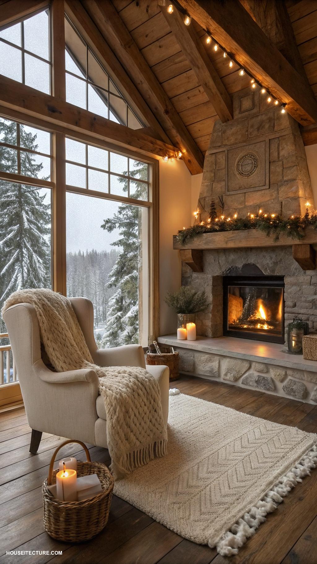 cottage life Cozy up with a wood burning fireplace