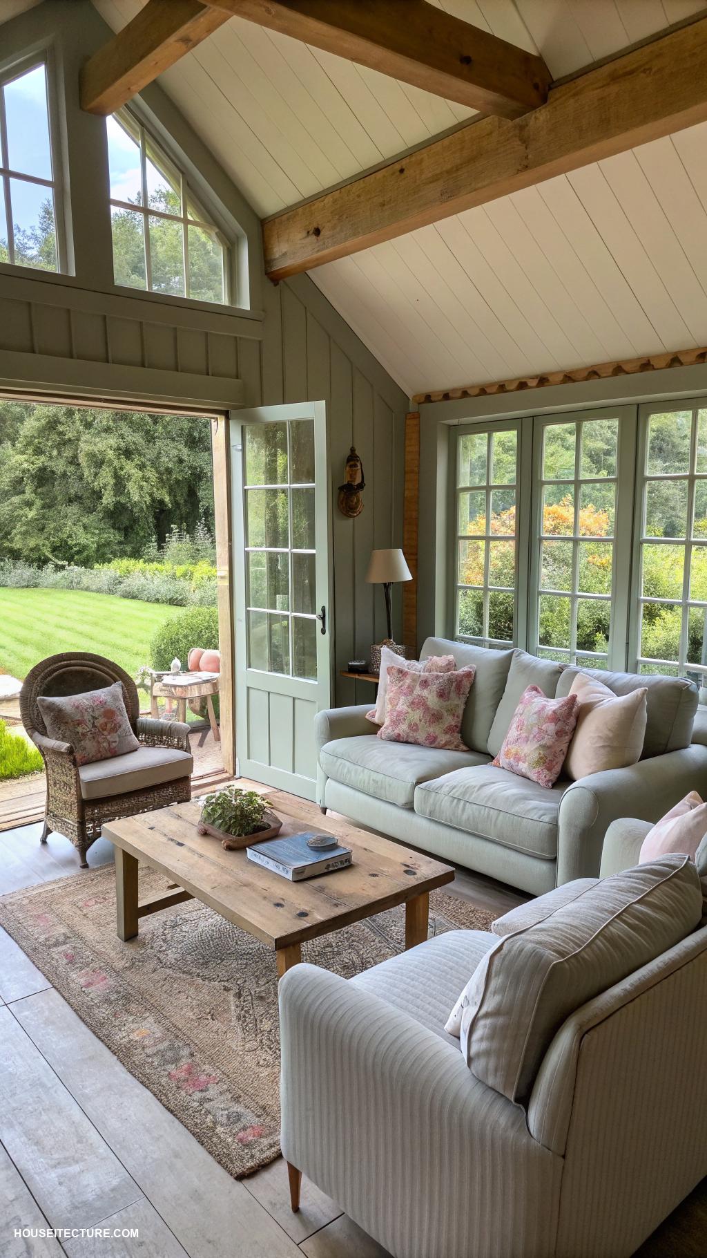 cottage life Design an open concept living area
