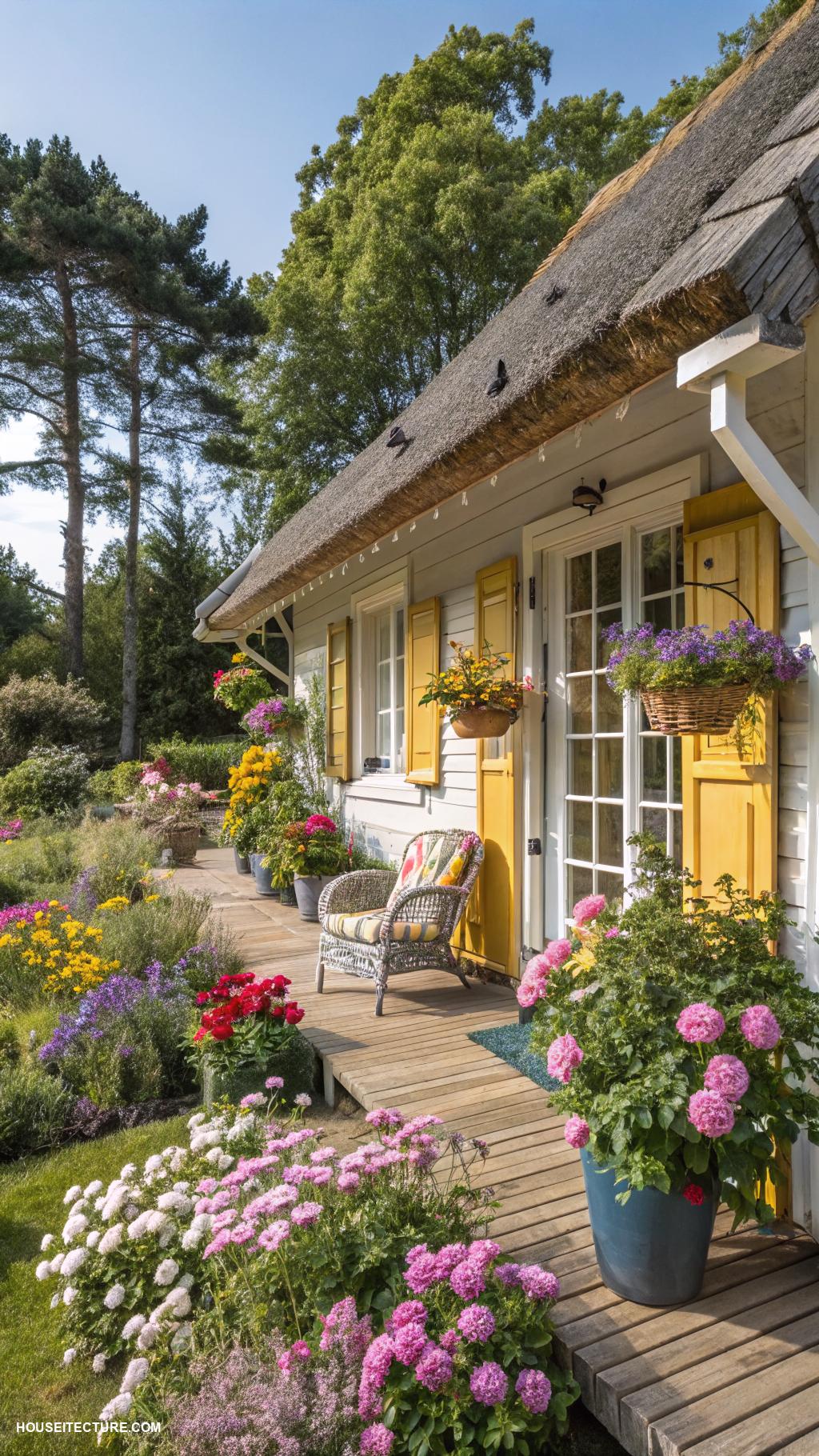 cottage life Use bright colors for a cheerful ambiance