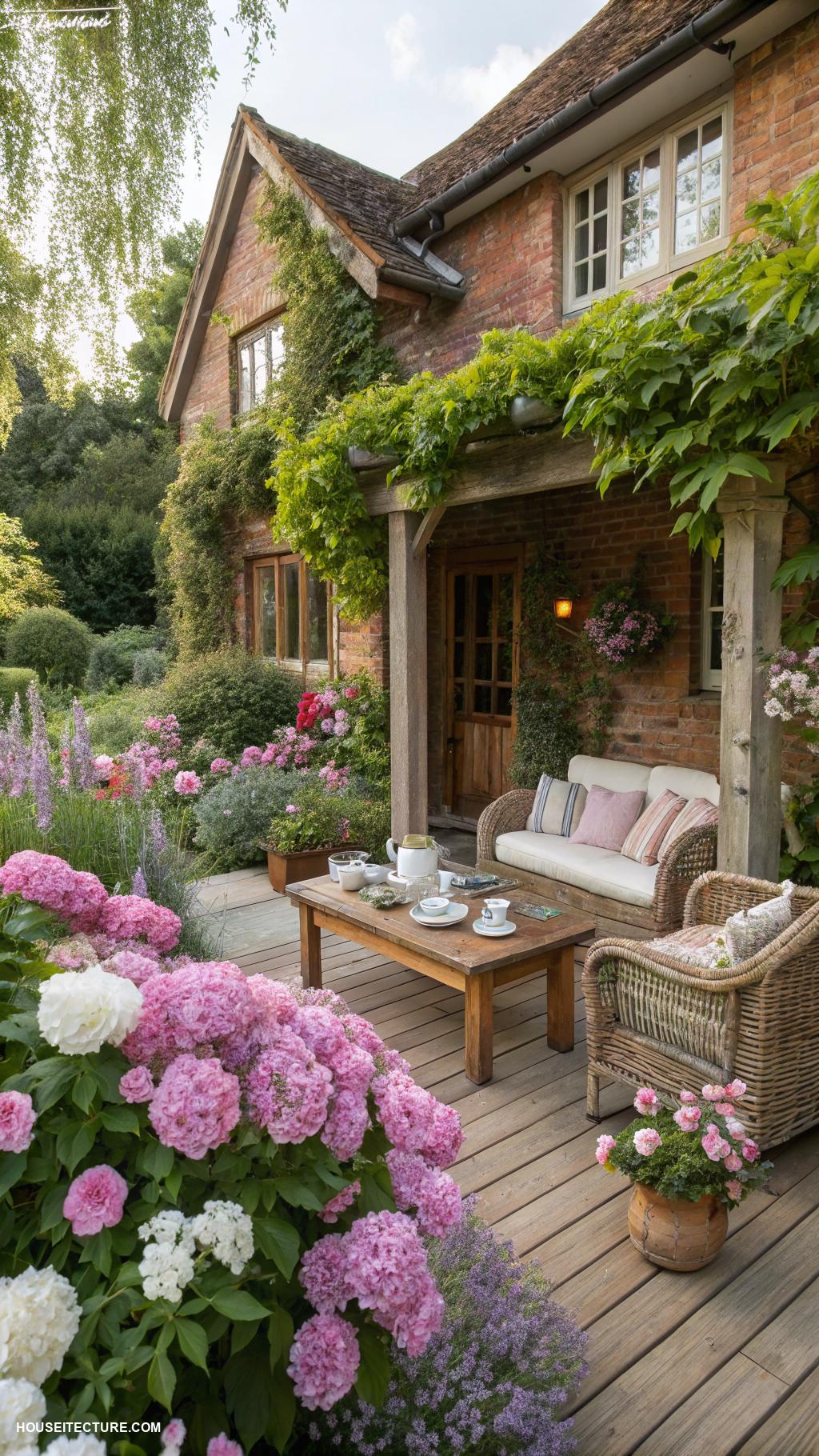 cottage life Use soft natural color palettes