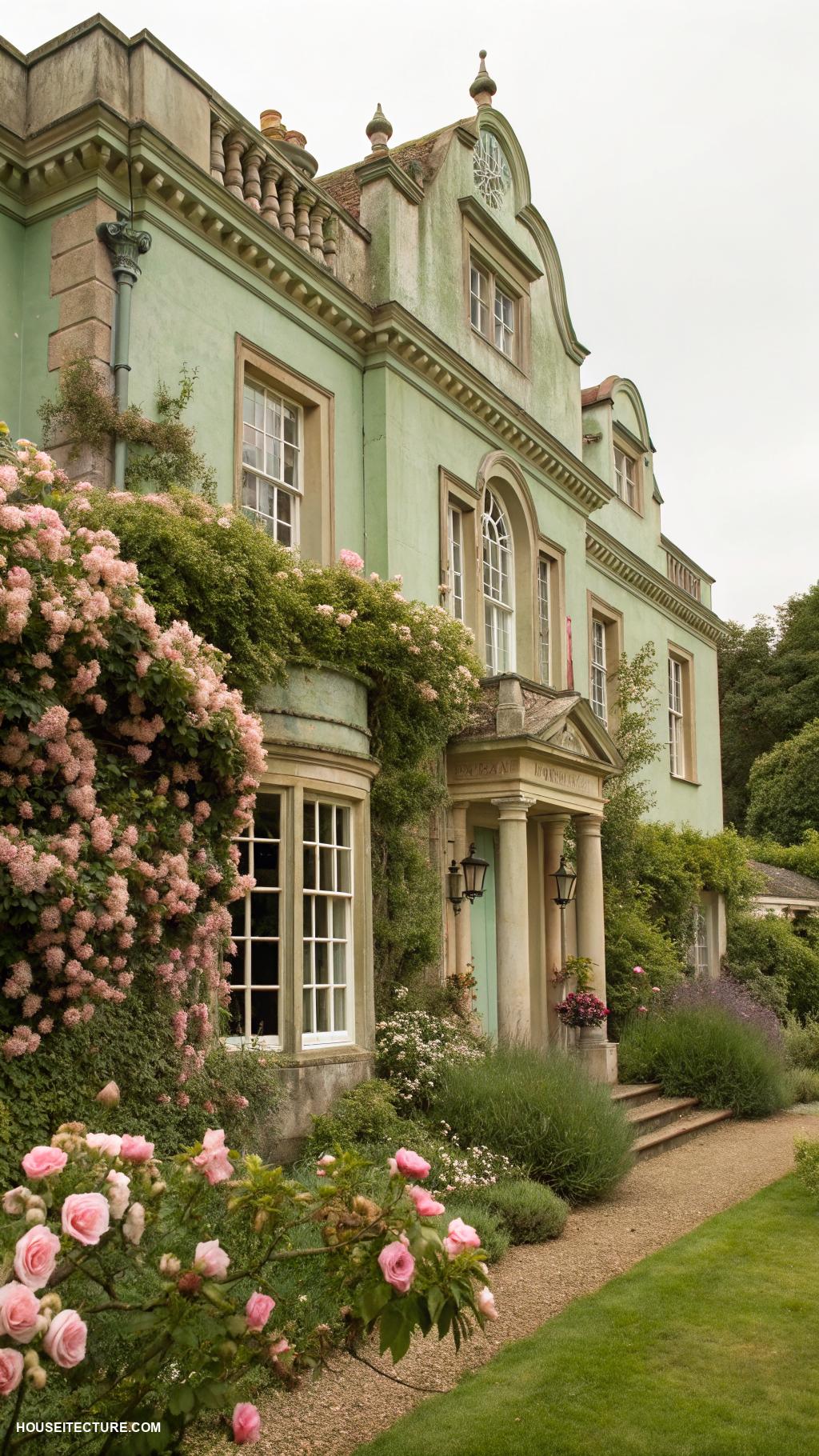 english manor houses Heritage color palette for classic charm