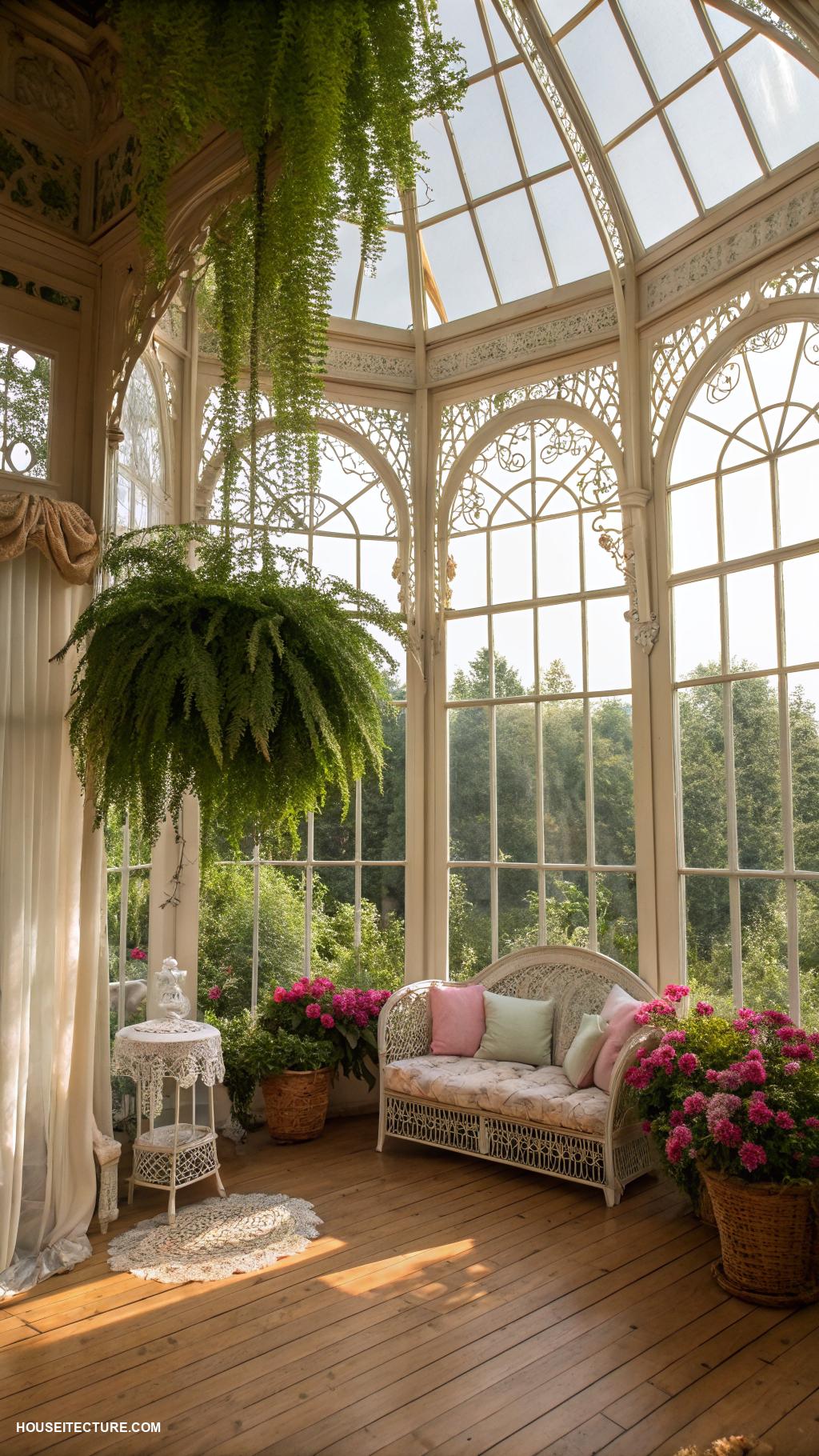 english manor houses Victorian style conservatory for natural light