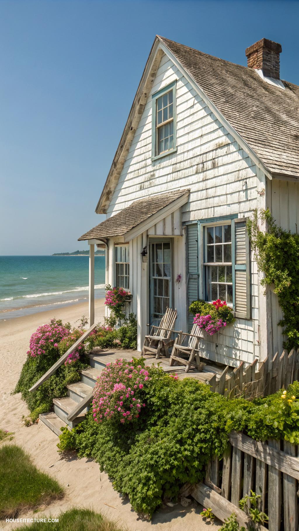 north carolina island houses Charming vintage cottage near the shore