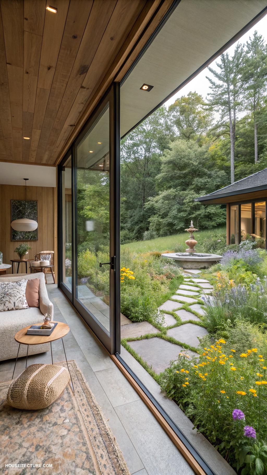 organic architecture Blend indoor outdoor spaces seamlessly