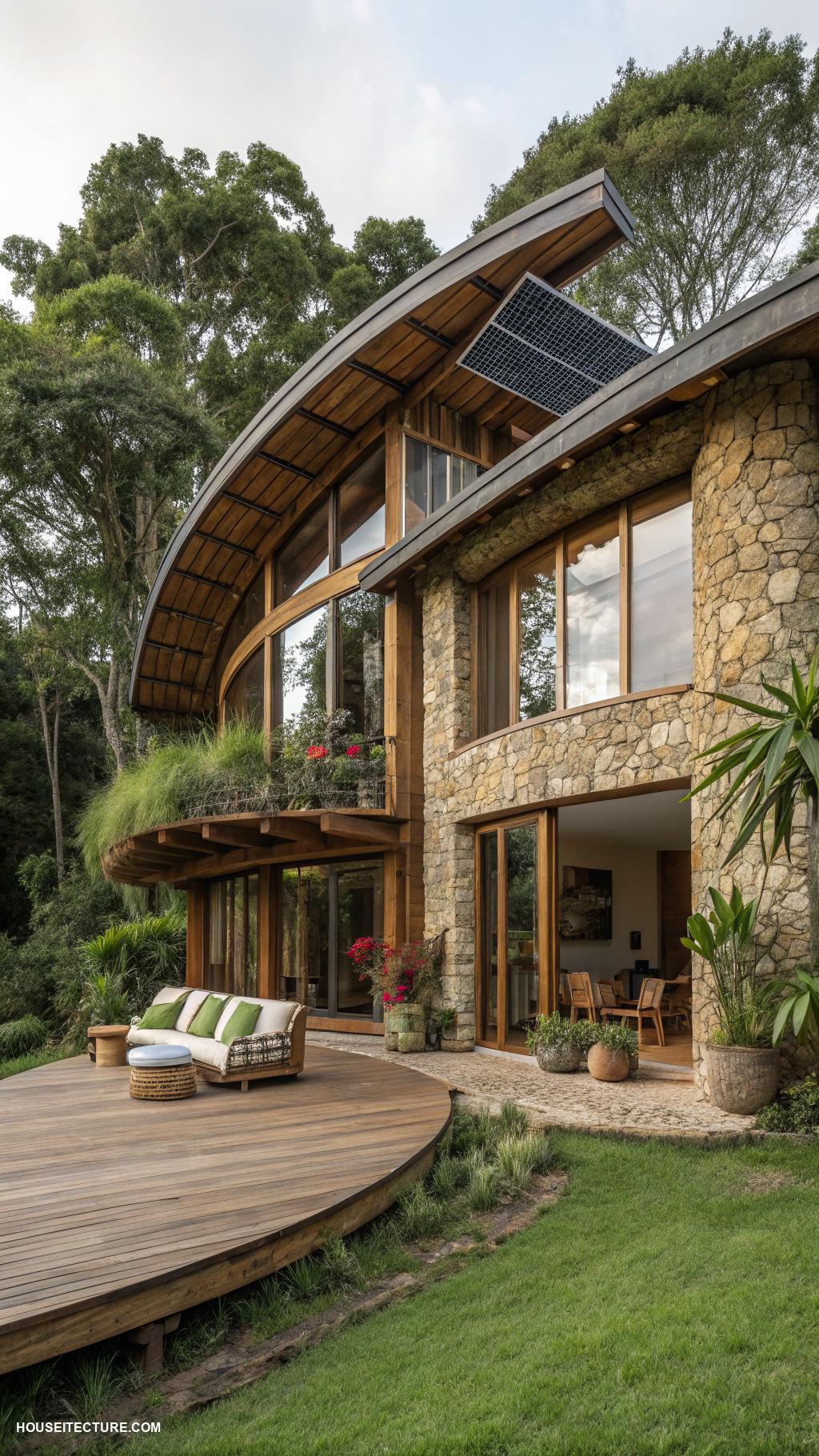 organic architecture Design with natural light for energy efficiency