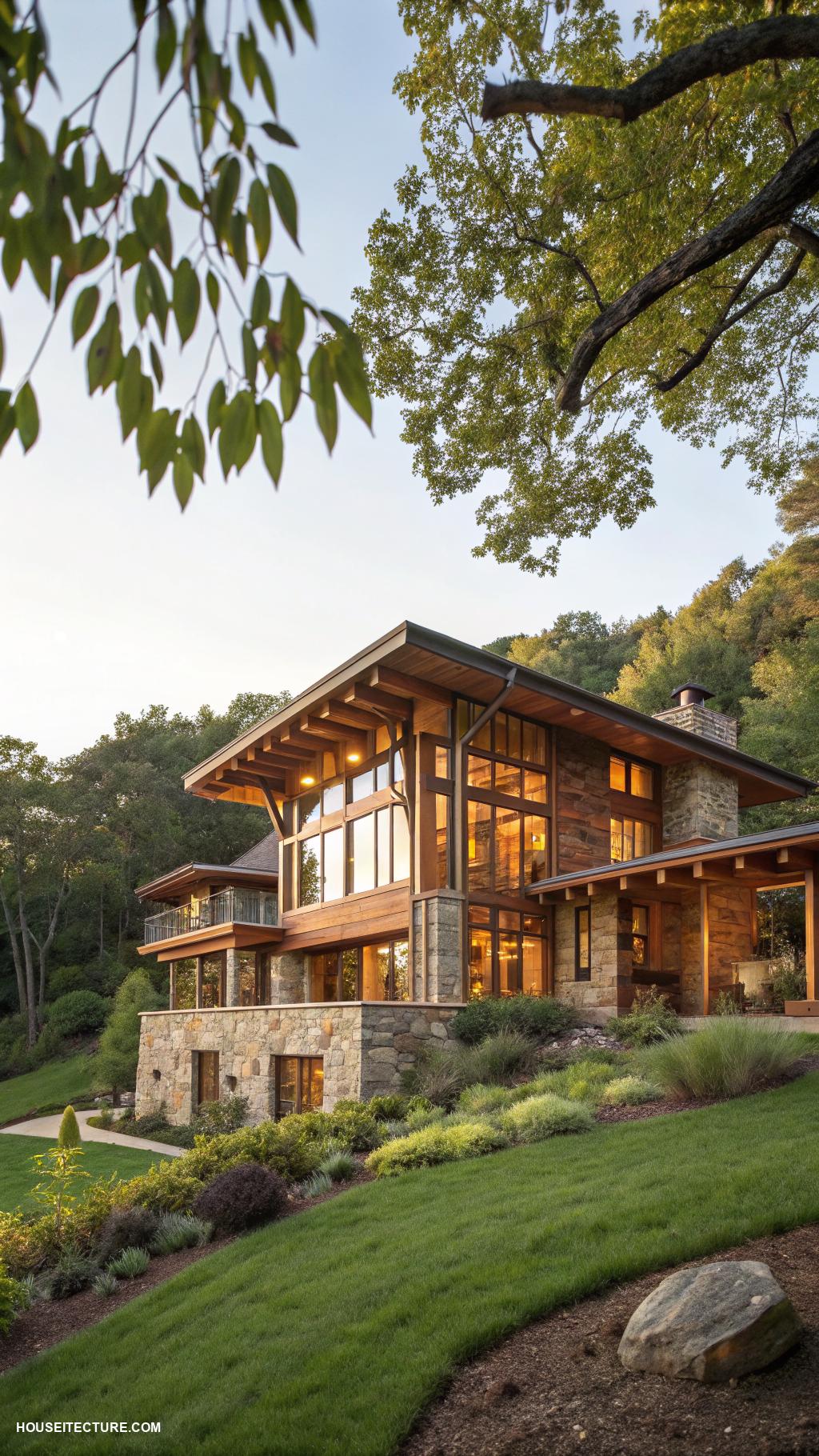 organic architecture Use earth tones to harmonize with surroundings