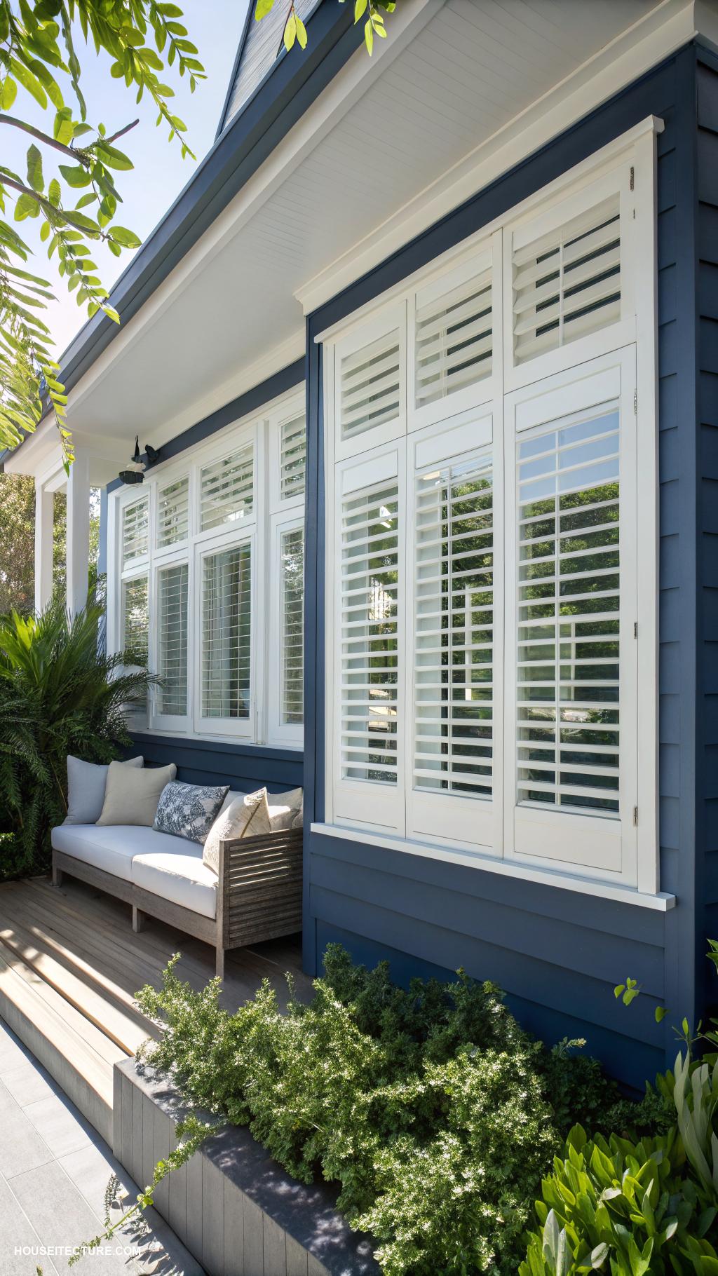 window shutters exterior Plantation shutters for a modern look