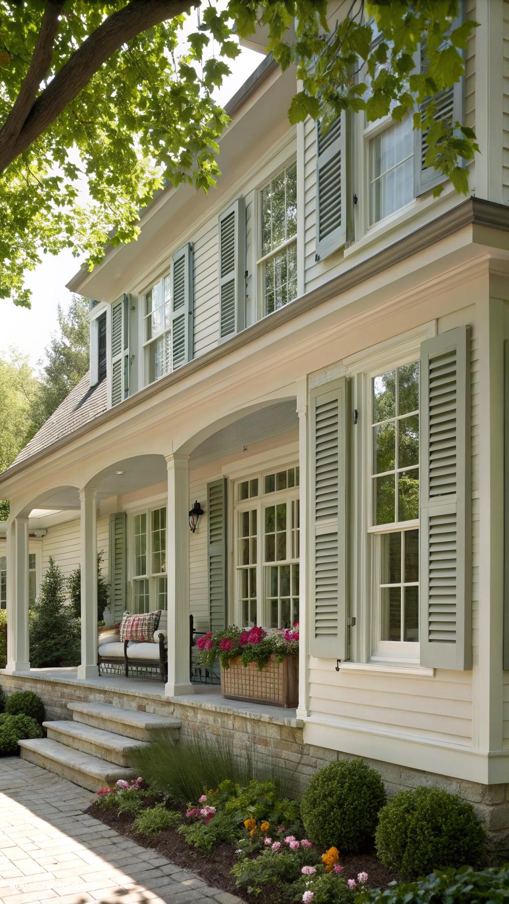 window shutters exterior Vinyl shutters for low maintenance solution